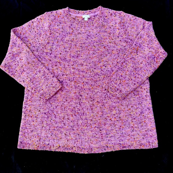 J. Jill Women's Plus Size Purple Fall Sweater EUC 2X - Picture 1 of 10